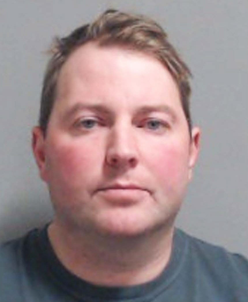 Jonathan Creswell, the partner of Katie Simpson’s sister, who was arrested on suspicion of murder (PSNI/PA) (PA Media)