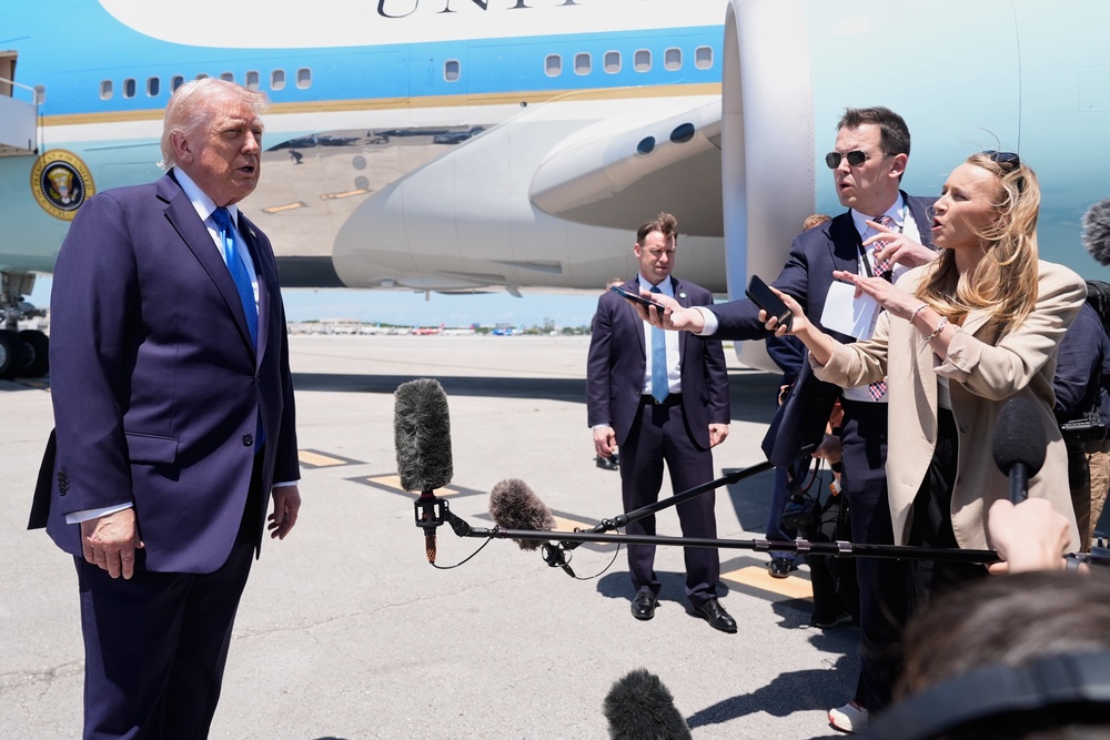 Palm Beach County commissioners are expected to vote Tuesday on an agreement that would permit the Florida county to use the president’s name for the airport hub and merchandise sold inside (AP)