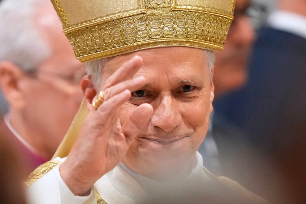 The pontiff has spoken out against the Iran conflict (Andrew Medichini/AP) (AP)