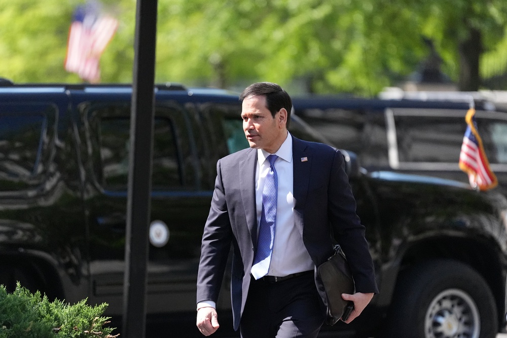 Marco Rubio is due to meet the Pope this week in Rome (Jacquelyn Martin/AP) (AP)