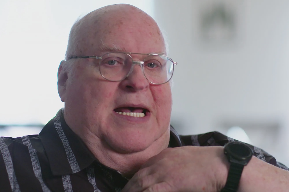 Dustin Diamond's dad, Mark Diamond, speaking on 'Hollywood Demons' (Investigation Discovery)