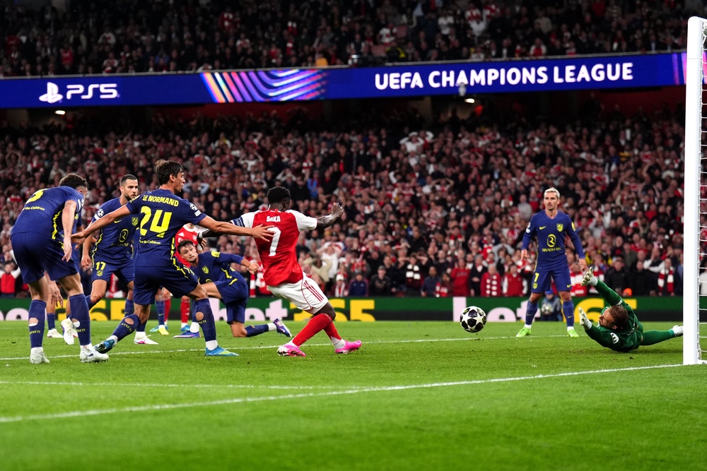 Bukayo Saka’s goal made the difference (PA Wire)