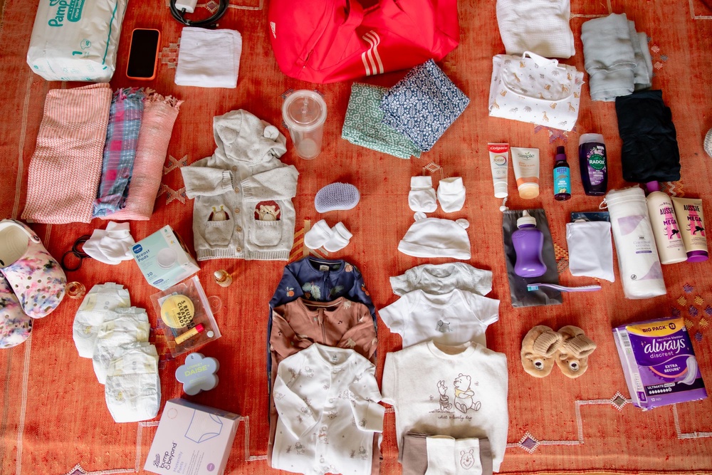 Amira on what her maternity bag contains: