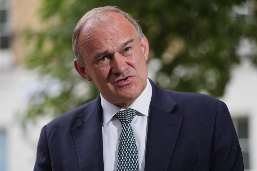 Liberal Democrat leader Sir Ed Davey said he expects his party to make gains (Lucy North/PA) (PA Wire)
