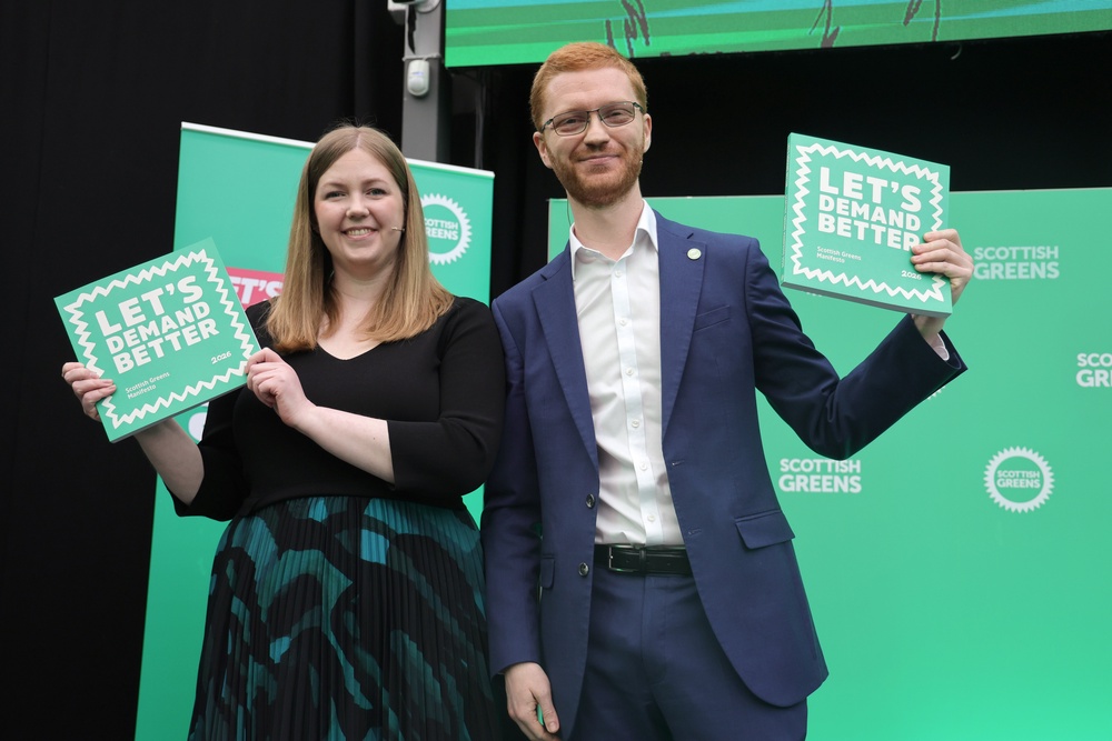A new poll on Wednesday suggested the Scottish Greens could return 16 MSPs in their best ever Holyrood performance. (Steve Welsh/PA)