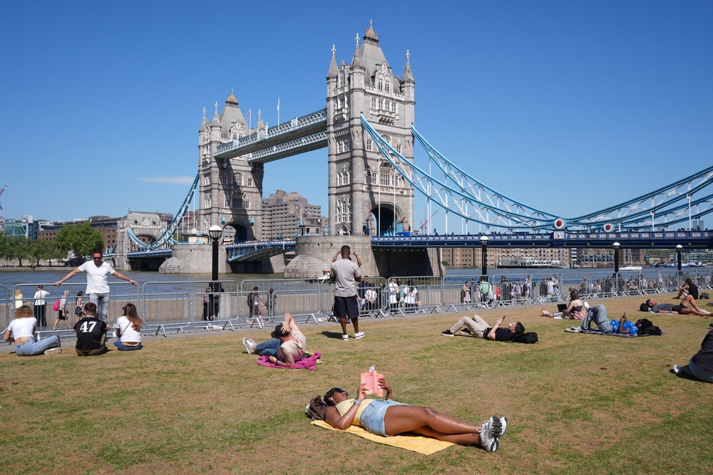 Parts of southern England were hotter than Tenerife on Friday (Lucy North/PA) (PA Wire)