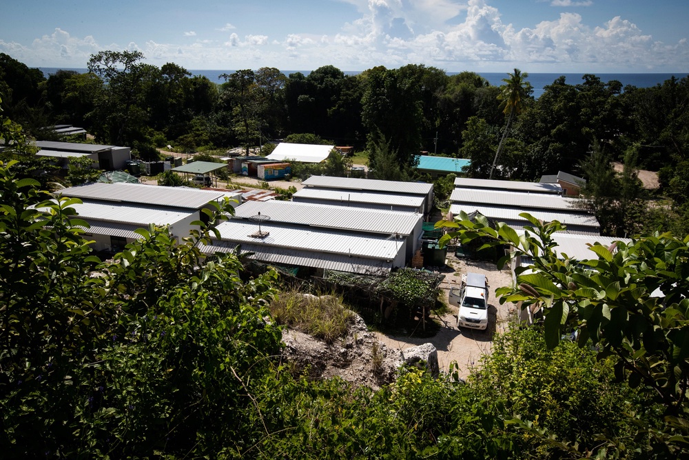 The Nibok refugee settlement on Nauru is shown from the air, Sept. 4, 2018. (Jason Oxenham/Pool Photo via AP, File) (Local Library)