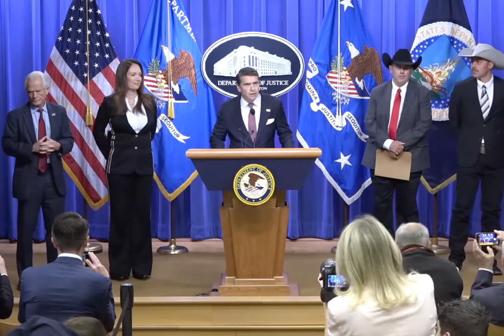 Acting Attorney General Todd Blanche urged whistleblowers to report potential wrongdoing in exchange for the prospect of receiving money in return (DOJ)