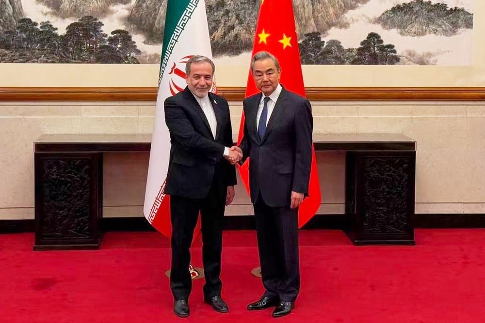 Iran’s foreign minister Abbas Araghchi was in Beijing last week, ahead of Trump’s visit (AP)