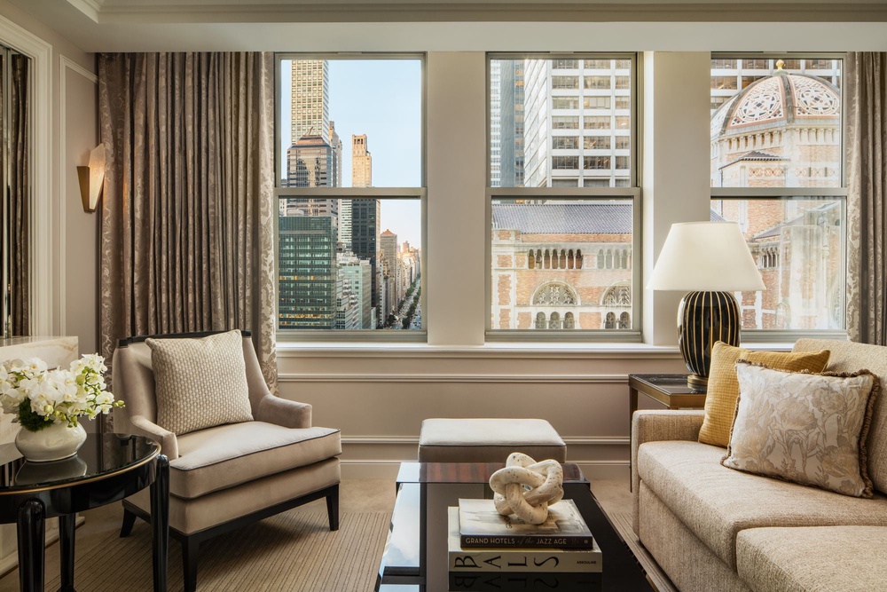 The ‘Premier’ one bedroom suite with a Park Avenue view (Hilton)