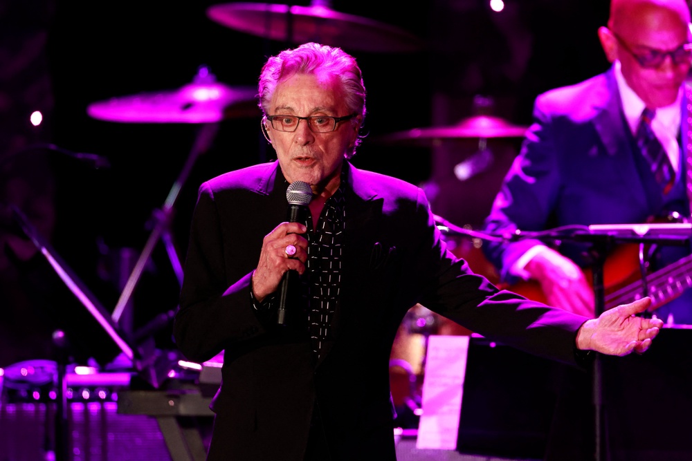 Frankie Valli is known for his song 'Can't Take My Eyes Off You' (AFP/Getty)