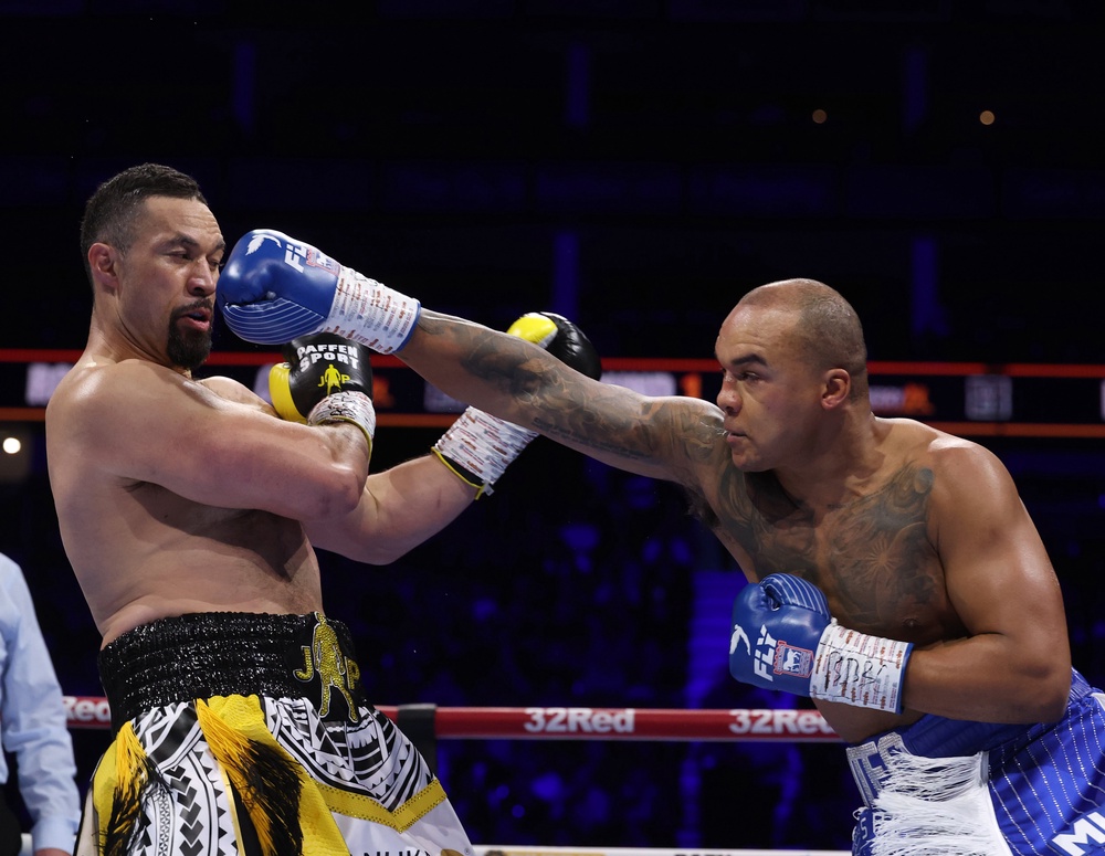 Fabio Wardley (right) stunned Joseph Parker in his last fight (Getty)