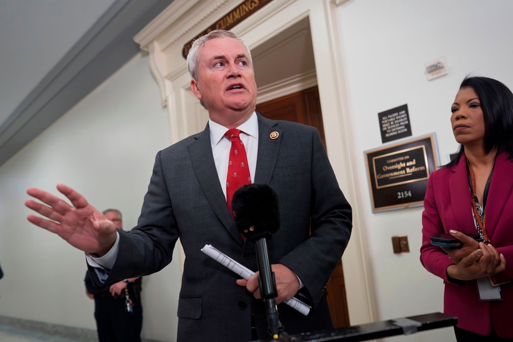 House Oversight Committee chair James Comer conceded Howard Lutnick had not been ‘100 percent truthful’ about his relationship to Epstein (AP)