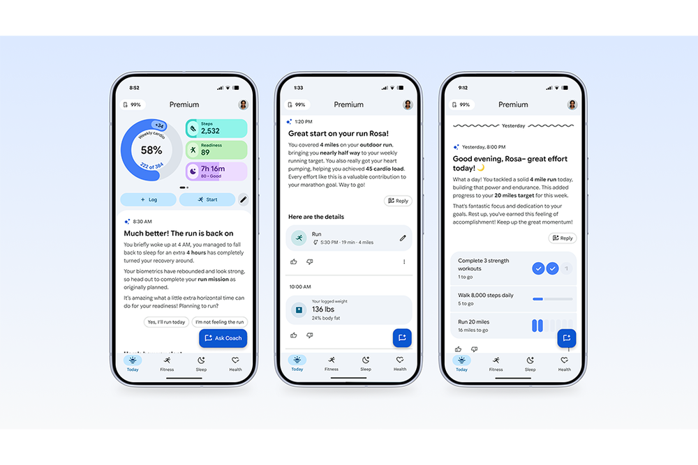 The Gemini-powered Health Coach is the centrepiece of the Google Health app (Google)
