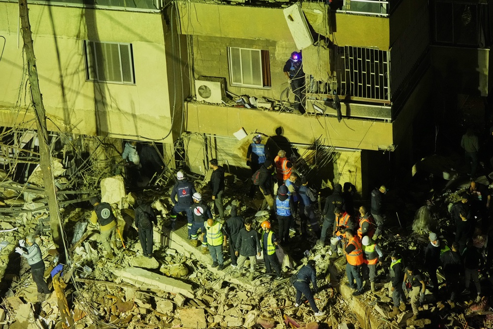 Israeli media reports that the military killed a Hezbollah commander in the strike (AP)