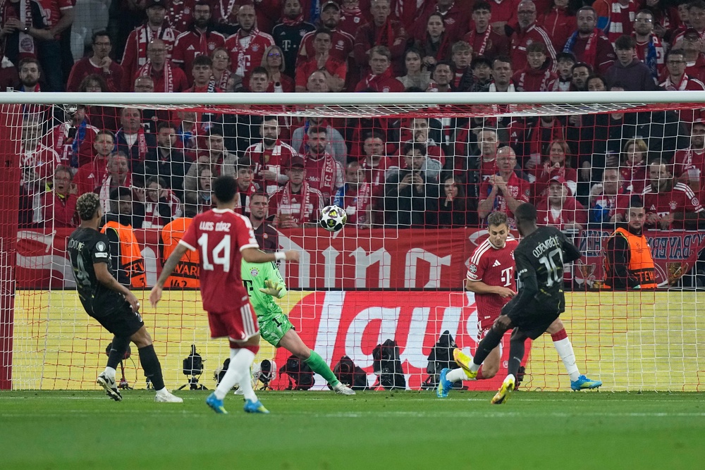 Ousmane Dembele scored the opening goal for PSG (AP)