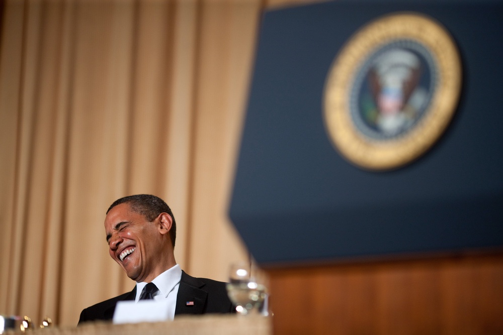 In 2009, then-president Barack Obama attended the White House Correspondents Awards Dinner in Washington, DC. (Getty)
