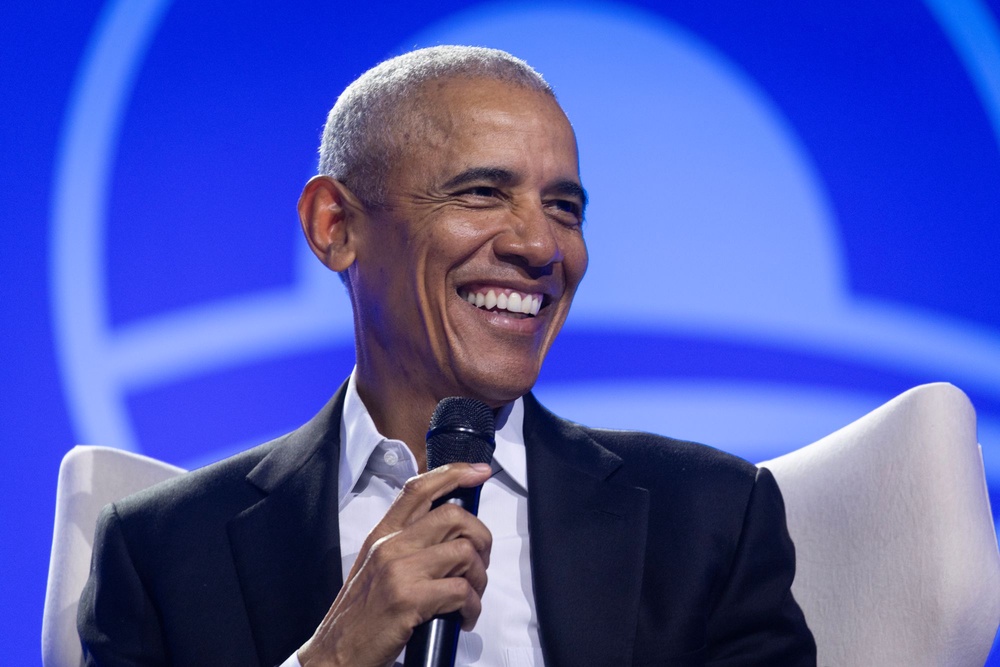 The two spoke about a potential presidential run for Colbert and extraterrestrial life (Getty Images)
