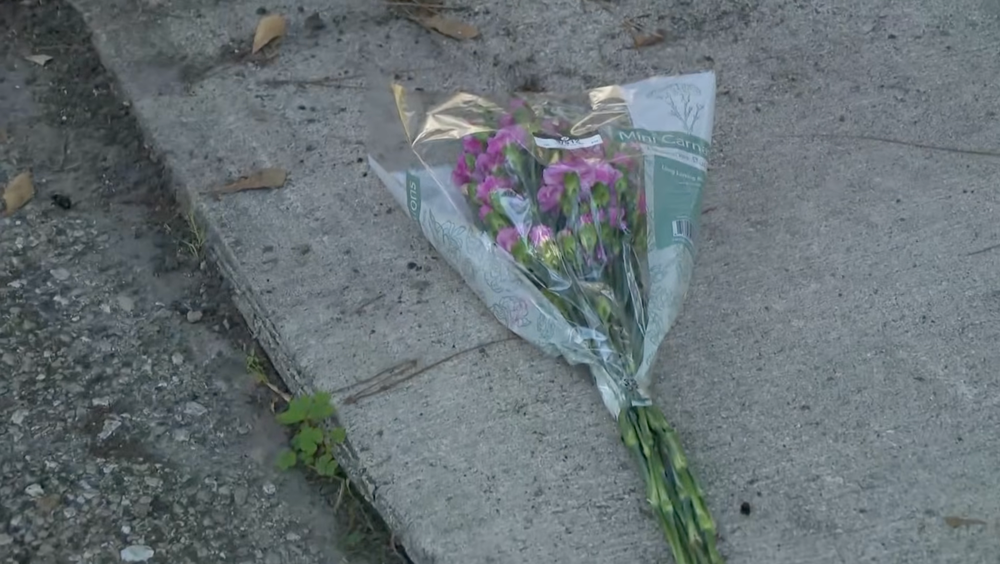 Flowers left at the Ocean Pond Campground in Osceola National Forest, Florida (First Coast News)