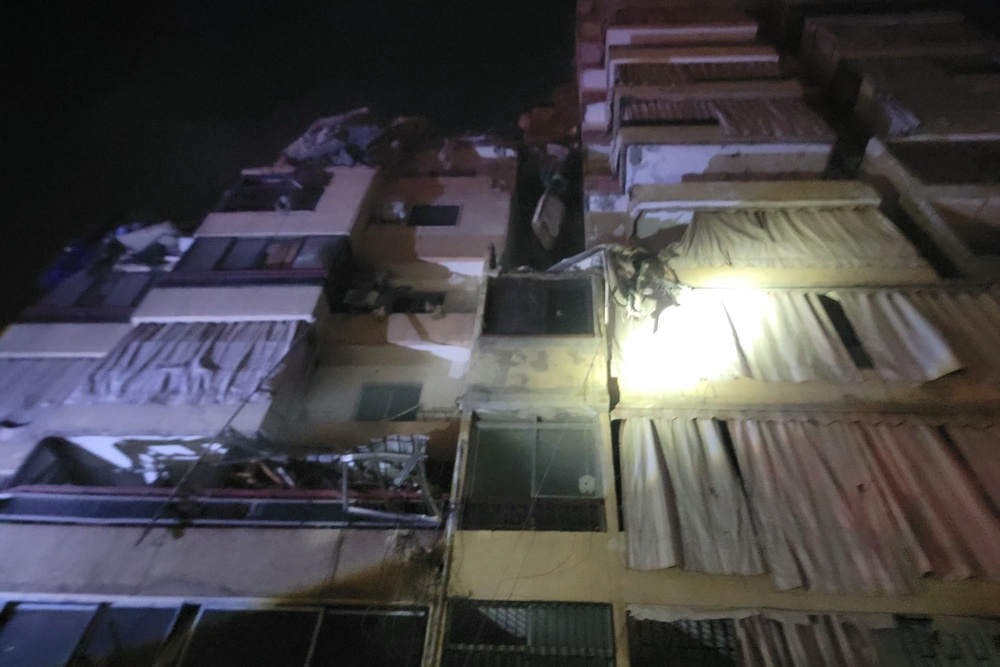Israeli airstrike targeted a building in Beirut's southern suburbs neighbourhood of Haret Hreik (AFP/Getty)