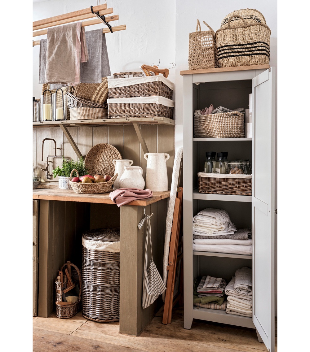 Chester Dove Grey Shaker Cupboard, £499, Cotswold Company (Cotswold Company/PA)