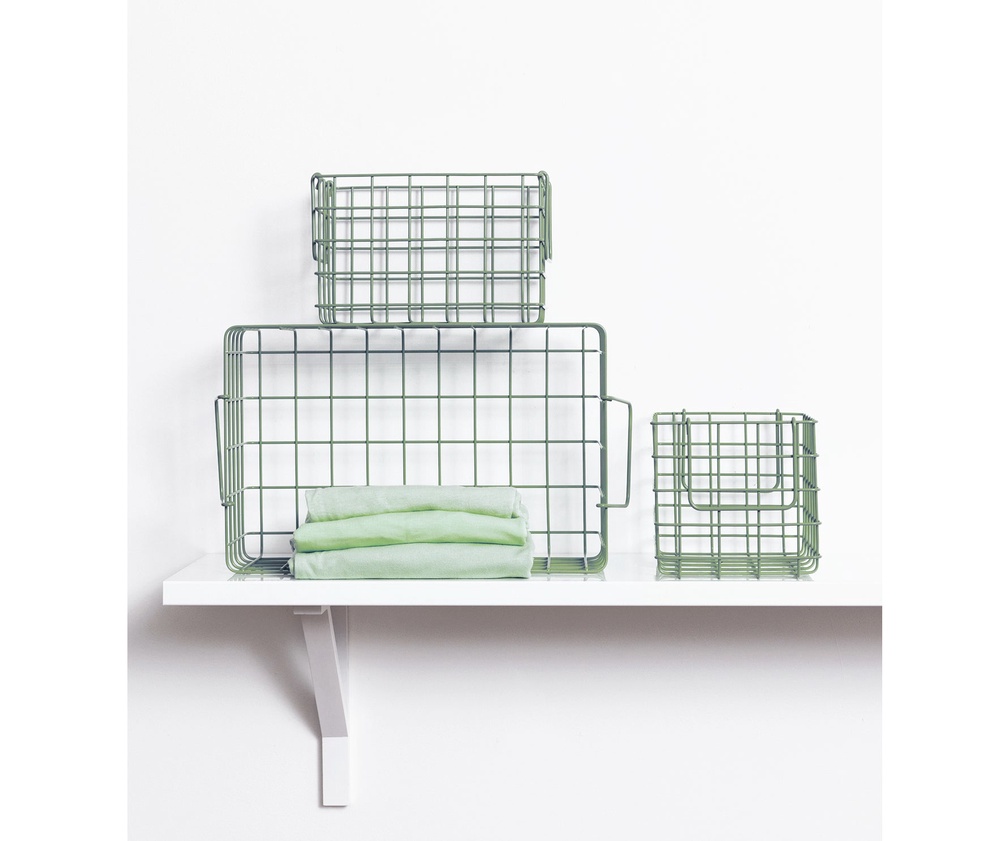 Mustard The Baskets in Sage, £39, Mustard Made (Mustard Made/PA)