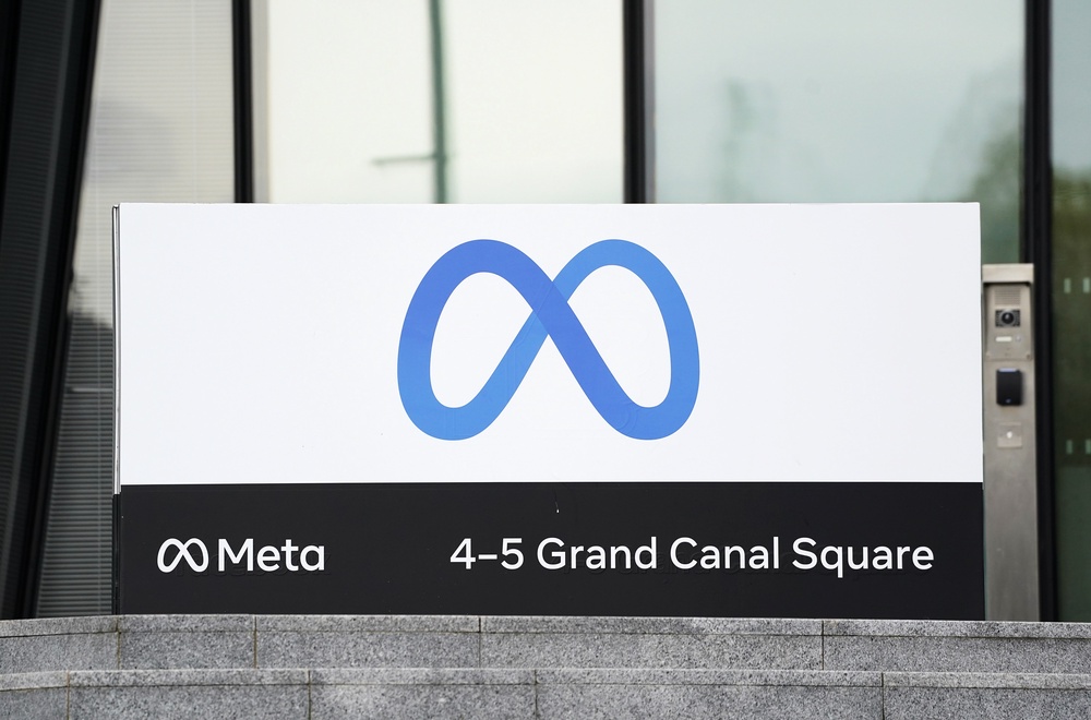 Meta’s headquarters in Dublin (Brian Lawless/PA) (PA Archive)