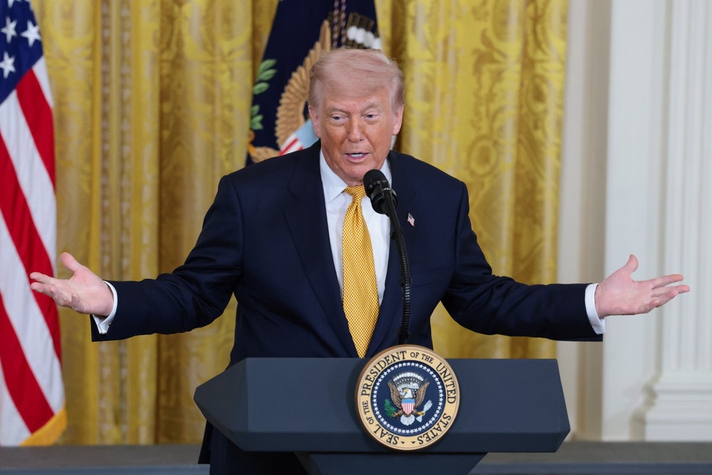 Image from: Iran-US war latest: Trump threatens to knock out Tehran ‘more violently’ if peace deal not signed following attacks in Strait of Hormuz