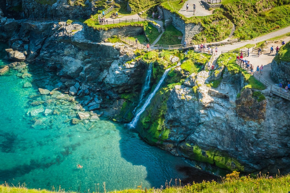 A view over Tintagel Bay (Getty Images/iStockphoto)
