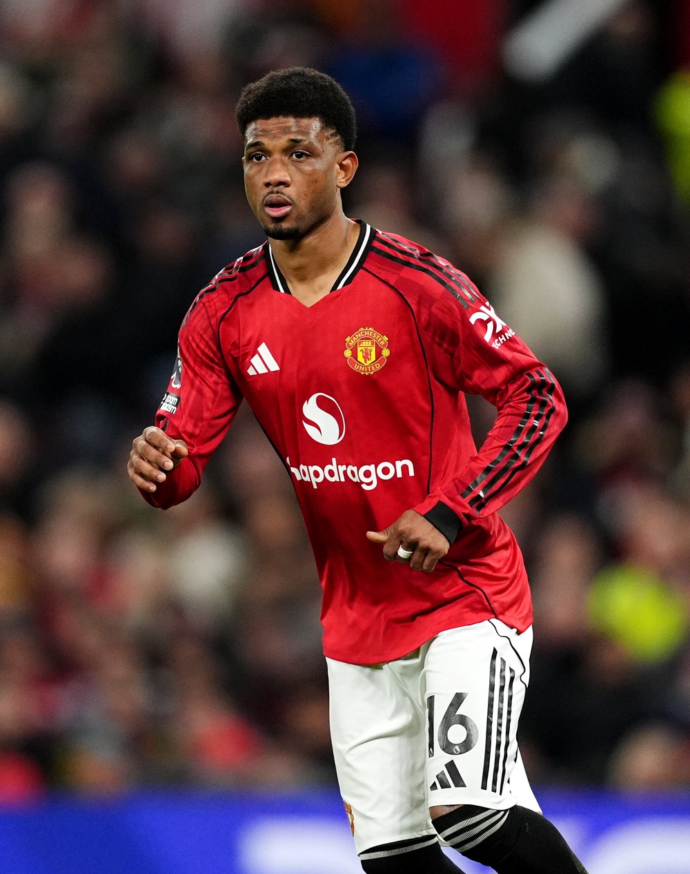 Amad Diallo is right behind Michael Carrick (PA) (PA Wire)