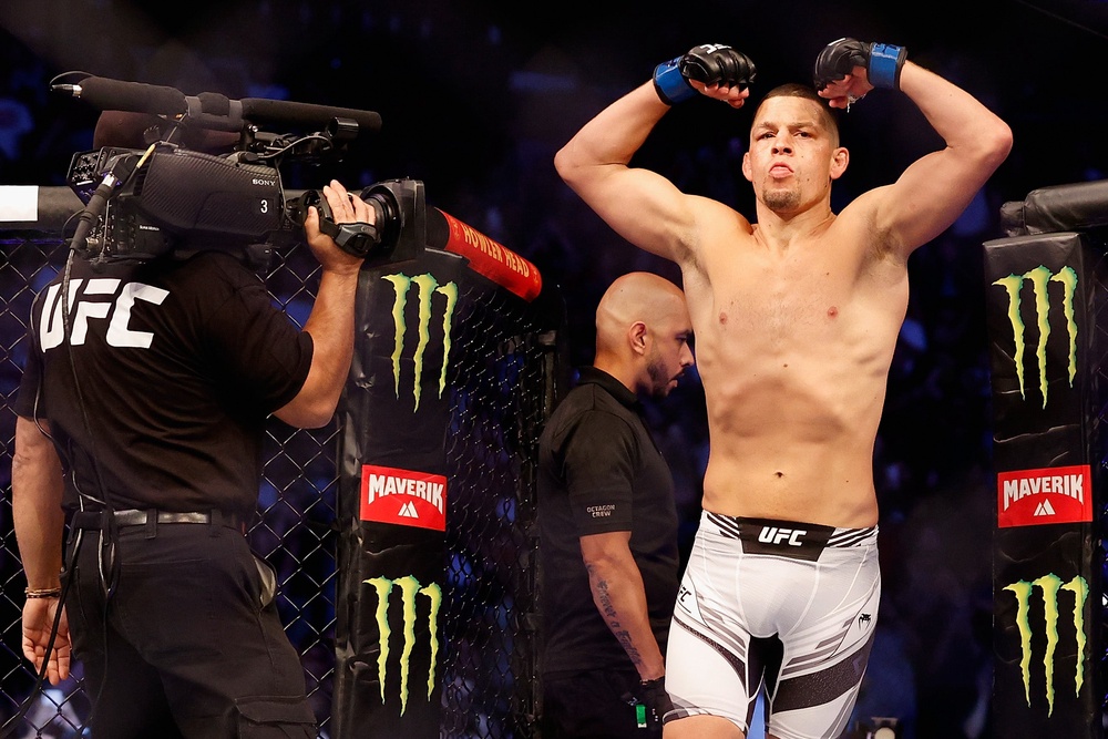 UFC legend Nate Diaz left the promotion in 2022 (Getty)