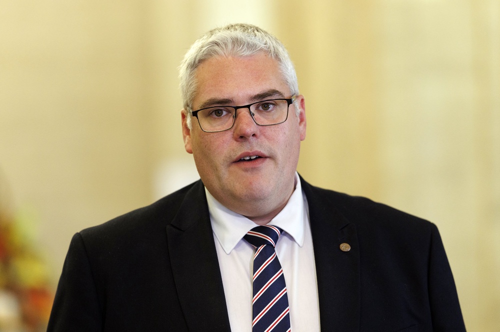 DUP leader Gavin Robinson (Liam McBurney/PA) (PA Wire)