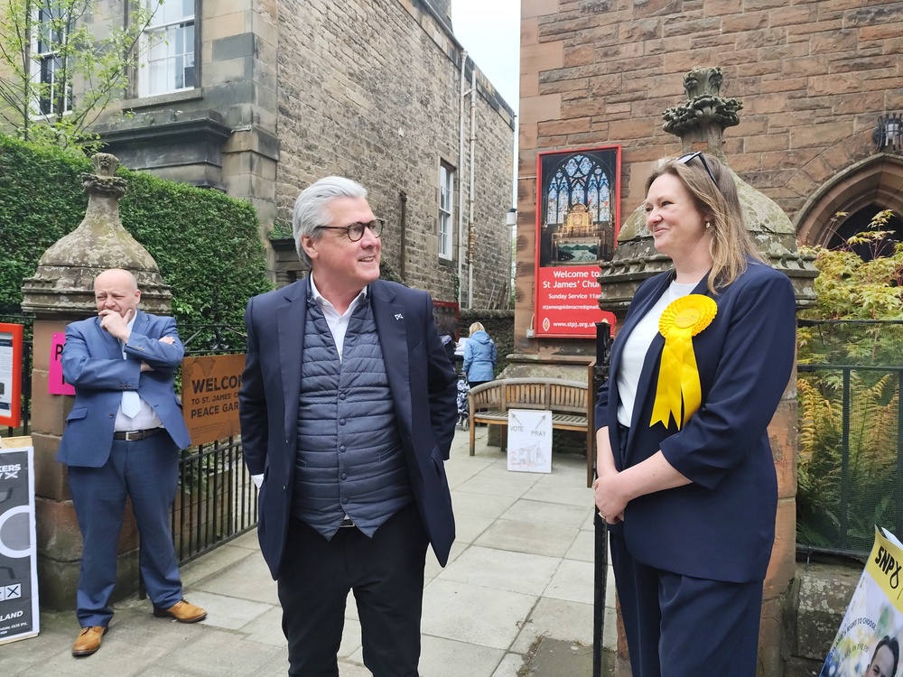 Malcolm Offord outside St James’ Church in Edinburgh (Nick Forbes/PA) (PA Wire)
