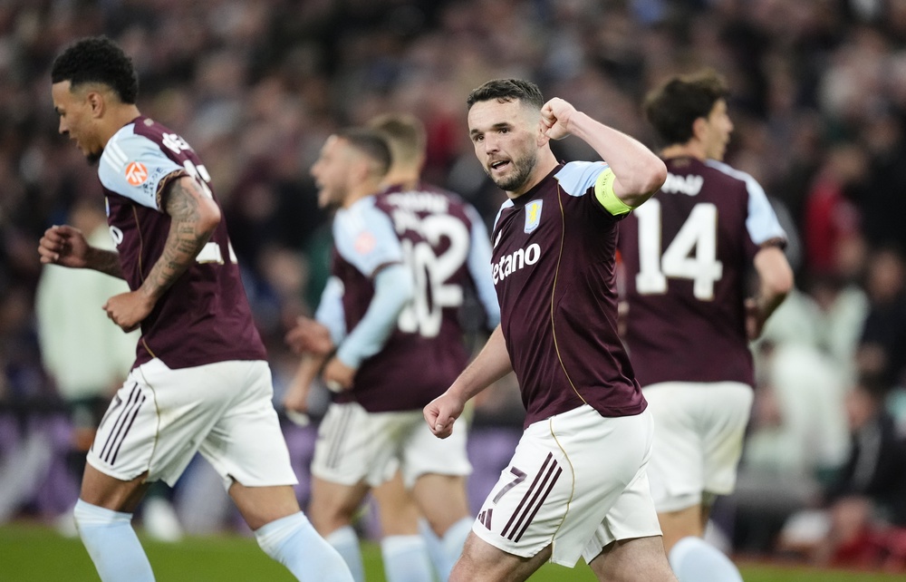 McGinn scored a quickfire second-half brace to make it safe for Villa (Nick Potts/PA)
