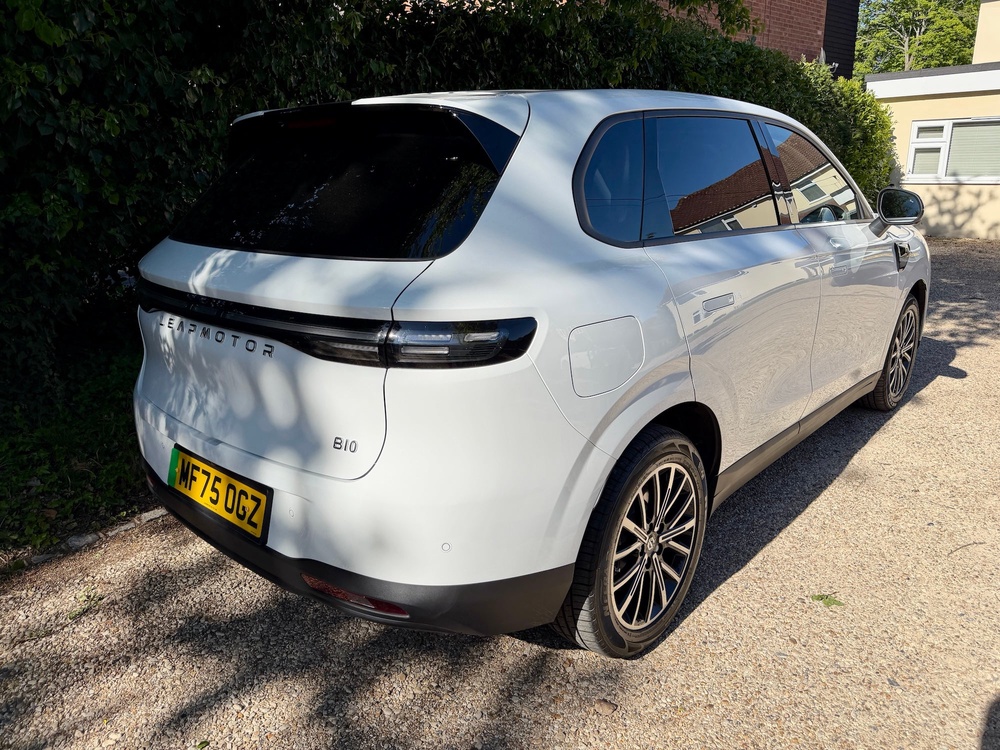 The Leapmotor B10 gets smart, but inoffensive styling with some interesting lighting treatments (Steve Fowler)
