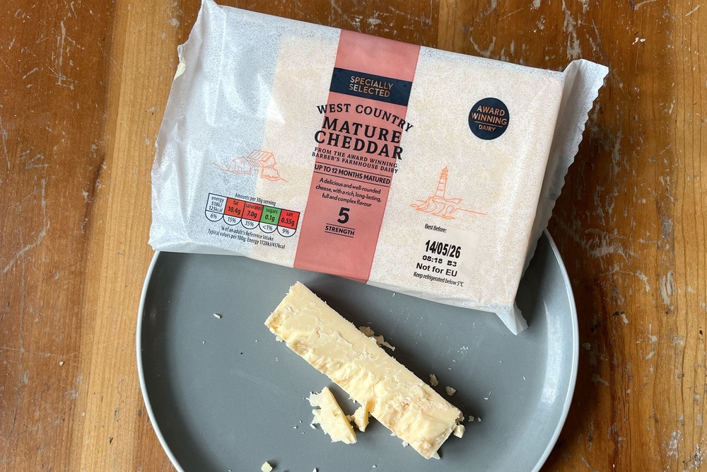 This is a distinctive cheddar (Alice Reynolds/The Independent)