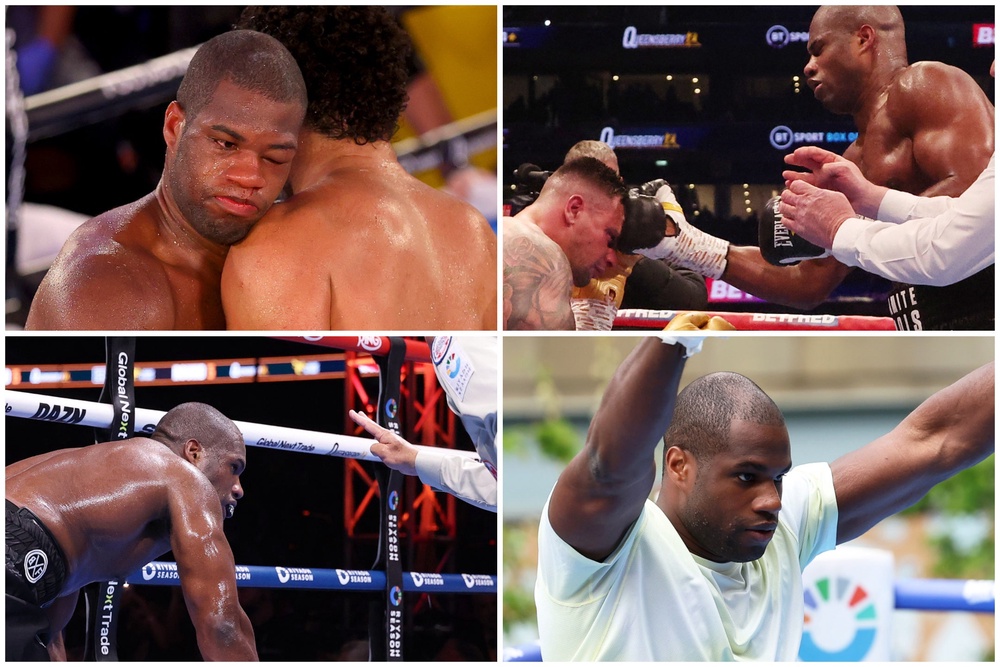 Daniel Dubois over the years (Getty Images)
