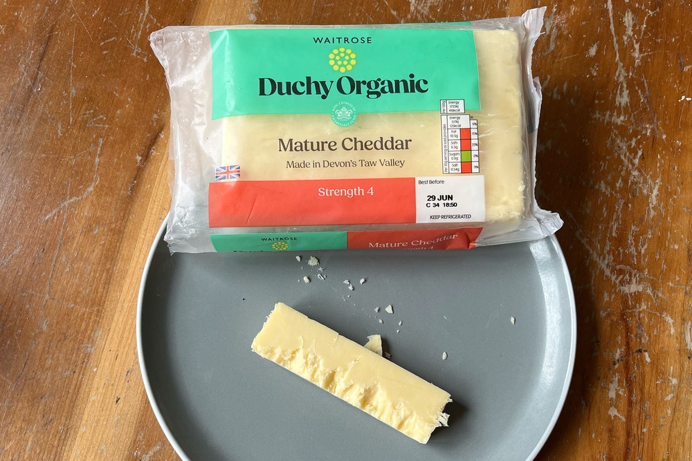 This earns extra marks as an organic cheese (Alice Reynolds/The Independent)