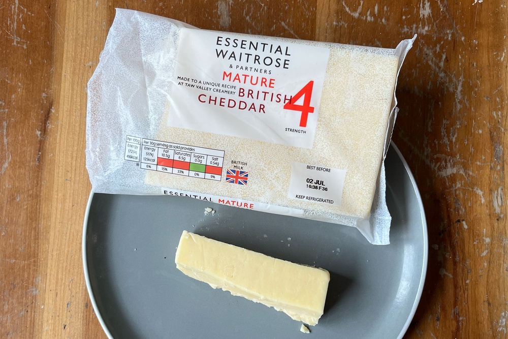 This is a milky cheddar (Alice Reynolds/The Independent)