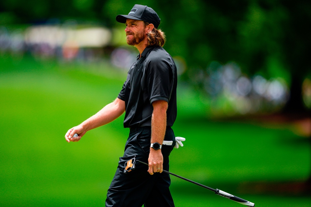 Tommy Fleetwood felt he shot a positive opening round (Chris Carlson/AP) (AP)