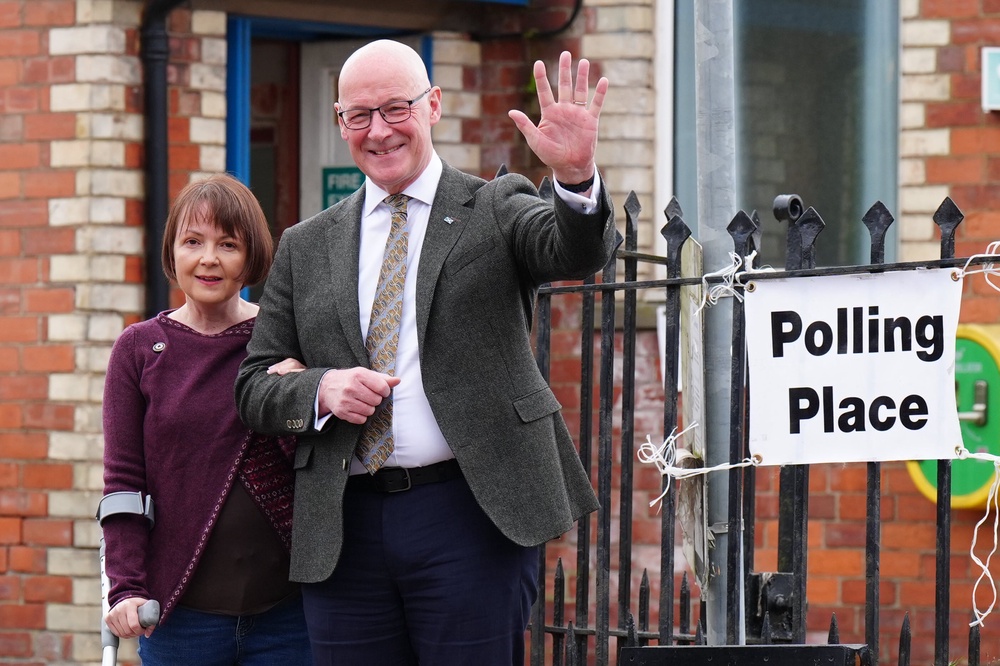 John Swinney looks on course to return as Scotland’s first minister (Jane Barlow/PA) (PA Wire)