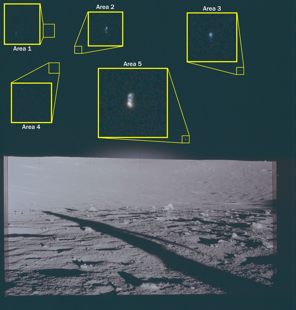 Apollo 12 astronauts photographed five different ‘unexplained phenomena’ at their landing site, according to the Pentagon (Defense Department)