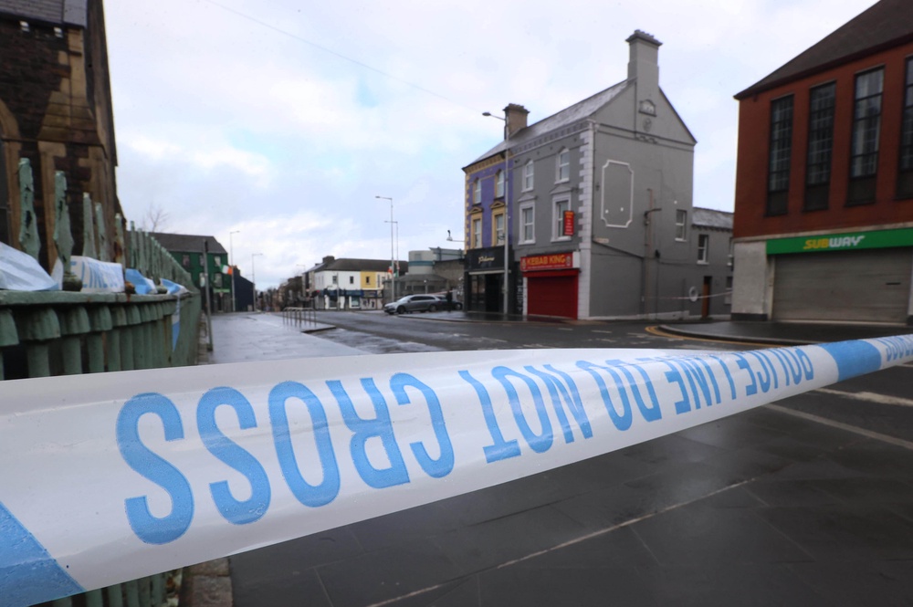 The police station in Lurgan, Co Armagh (PA) (PA Wire)