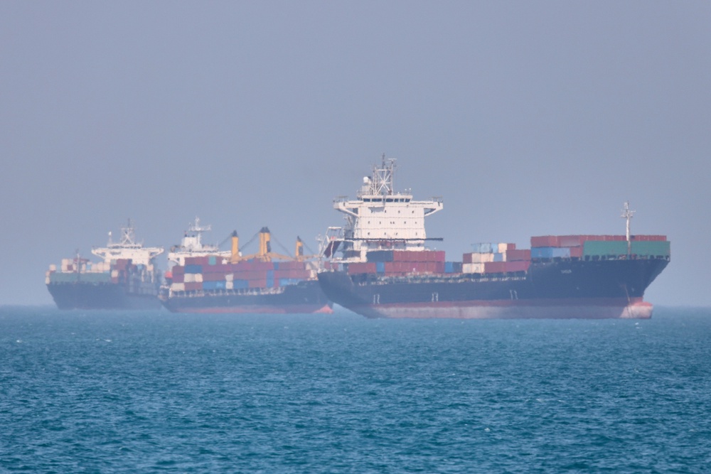 The strategic Strait of Hormuz has become a flashpoint in the conflict (Amirhosein Khorgooi/ISNA/AP) (AP)