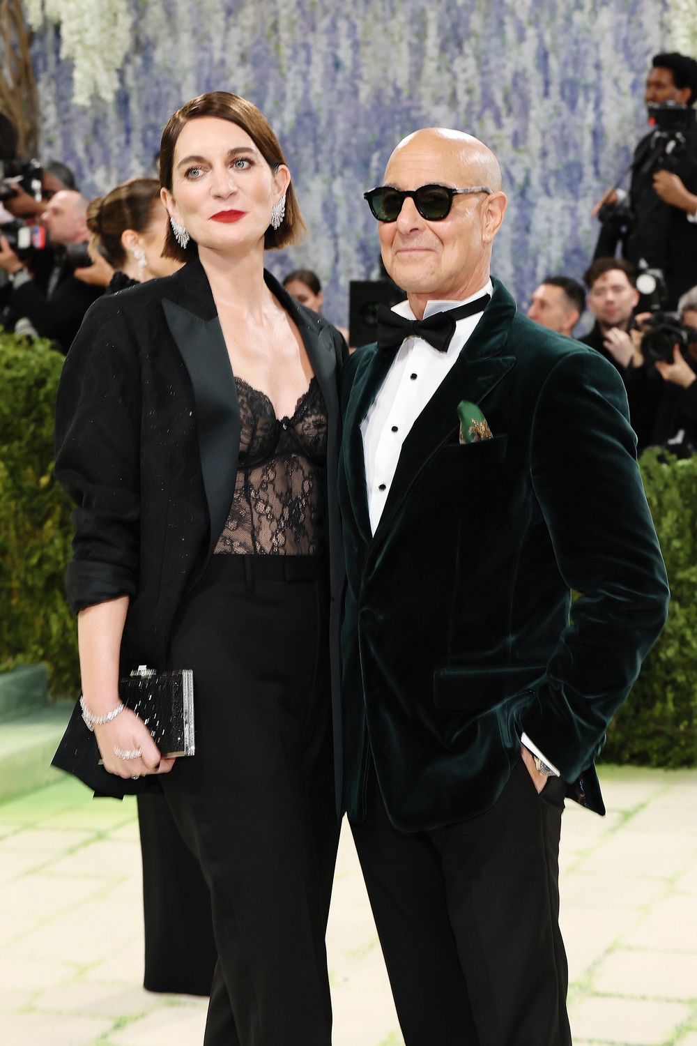 Stanley Tucci and Felicity Blunt tied the knot in 2012 (Getty Images)