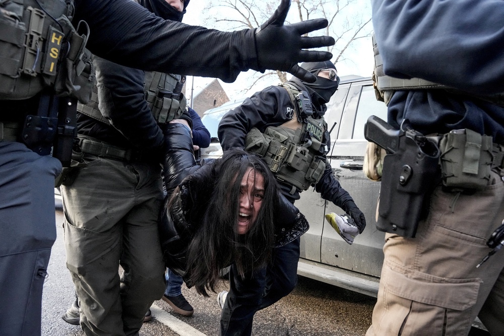 The chaotic aftermath of the two shootings of Americans by ICE and DHS agents in Minneapolis led the White House to scale back its deployment to the city (Reuters)