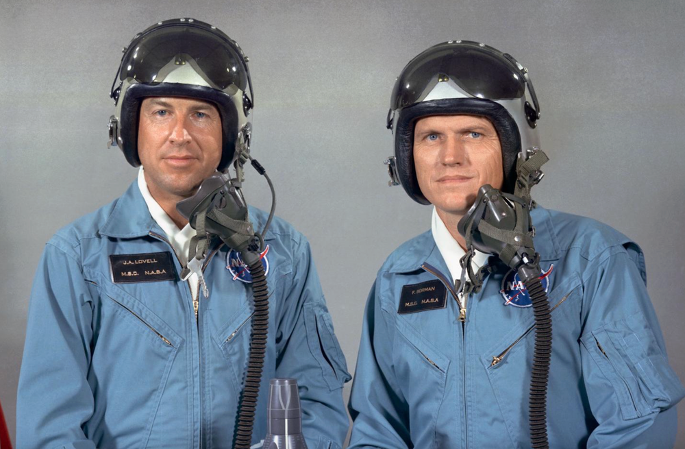 Astronauts Frank Borman and James Lovell completed the Gemini VII mission in 1965 (NASA)