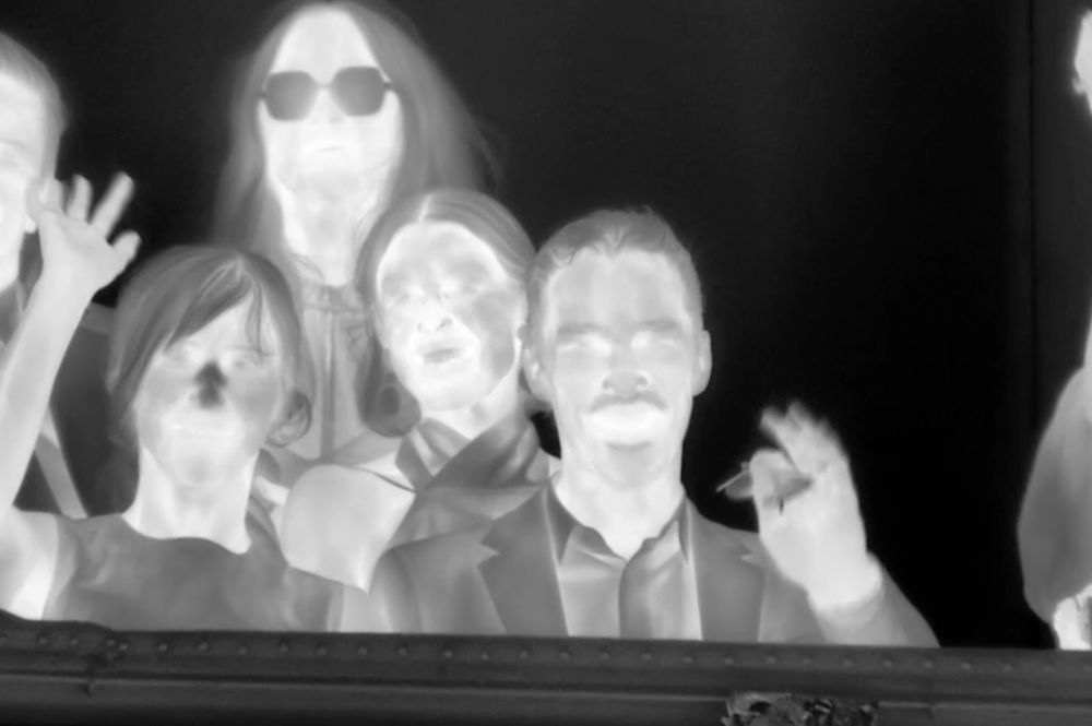 Benedict Cumberbatch and his wife caught on night-vision camera (BBC)