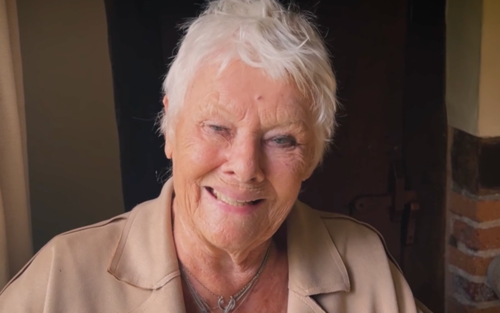 Dame Judi Dench wishes Sir David Attenborough a happy birthday (BBC)