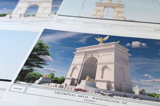 Trump, a former real estate developer, has launched a number of ambitious projects in his second term including a huge triumphal arch have drawn complaints and a lawsuit (AP)